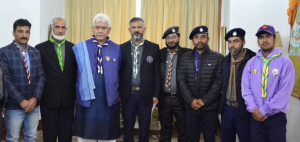 J&K Bharat Scouts & Guides delegation call on LG Sinha