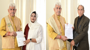 Chairperson DDC Poonch calls on Lt Governor