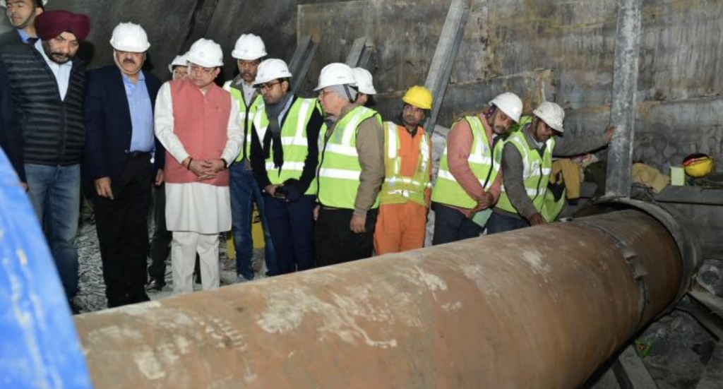 Manual drilling at Silkyara tunnel on, Uttarakhand CM says pipes inserted up to 52 metres