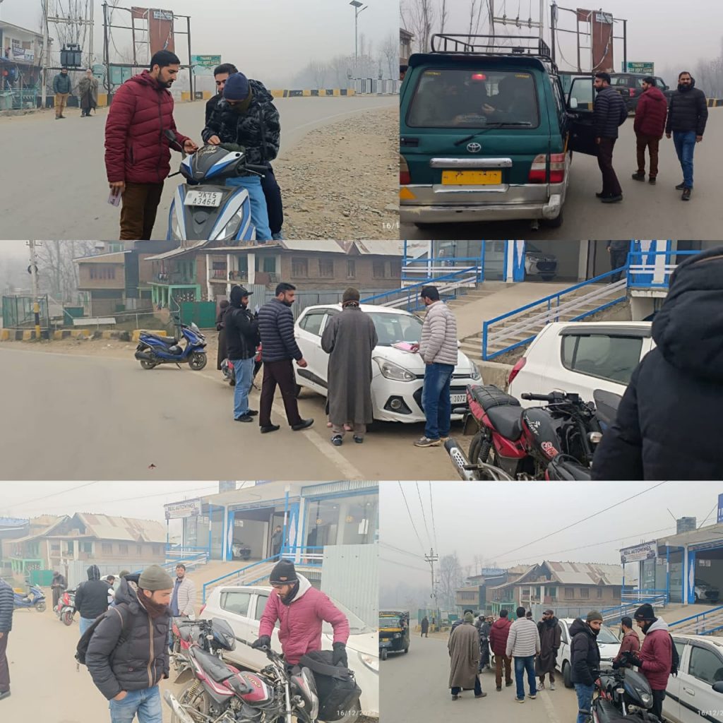 15 Vehicles blacklisted, 5 Auto Rickshaws seized & Rs. 35k recovered from offenders at Bandipora