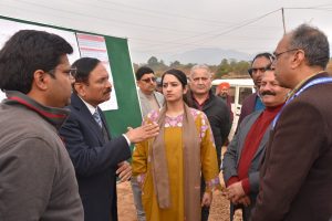 Advisor Bhatnagar visits construction site of GMC Udhampur