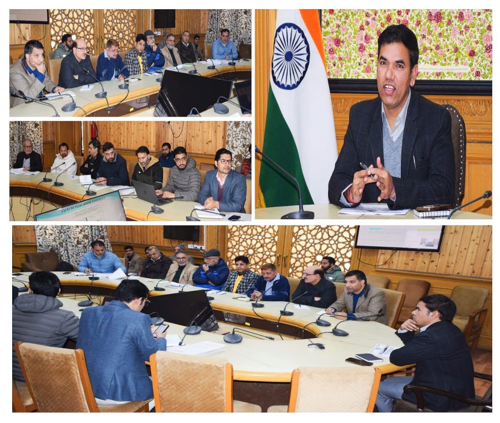 Div Com reviews progress on Comprehensive Sewerage Scheme of Greater Srinagar