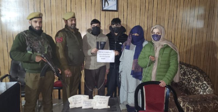 Woman among 3 drug peddlers held in Baramulla: JKP