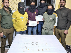 Inter state thieves gang busted, stolen ornaments worth Rs 5 lac recovered in Jammu