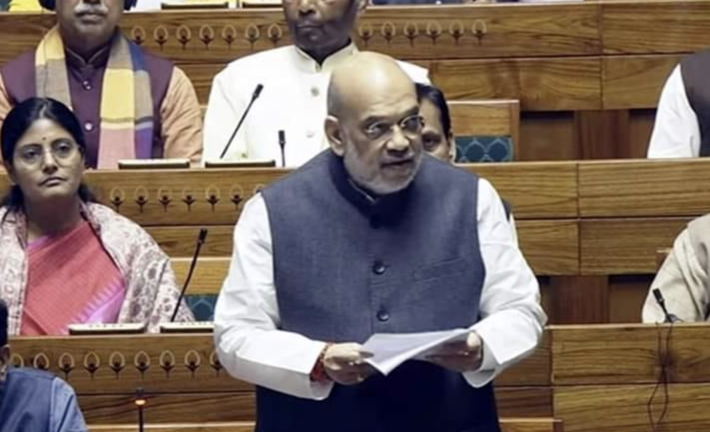 ‘1 flag, 1 PM, one constitution’ not a political slogan: Amit Shah in LS