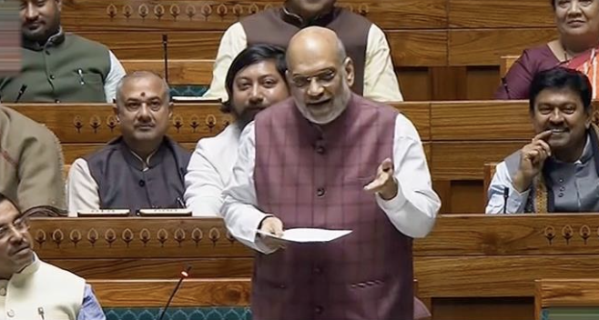 J&K suffered due to Nehru’s 2 major blunders: Shah in LS; Congress seeks debate on first PM