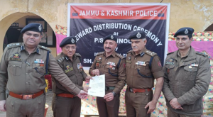 SDPO, SHO Akhnoor among other officers rewarded