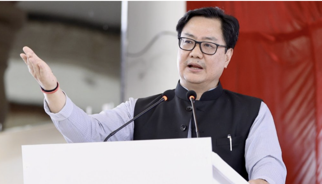 “Very Dangerous For Our Country’s Unity”: Kiren Rijiju Rips Congress