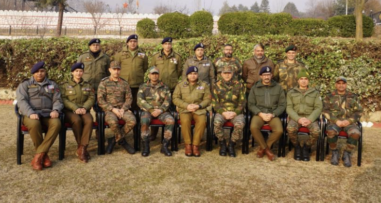 Joint security review meeting held at Awantipora in Pulwama