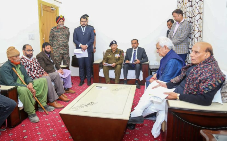 ‘Will ensure justice’: Singh meets families of 3 slain civilians in Rajouri