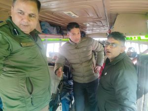 Transport Secretary conducts Road Safety Inspection on NH-44 in Ramban