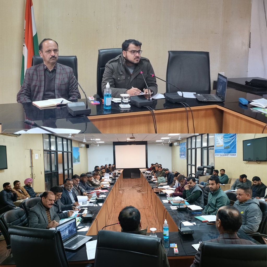 DC reviews progress of ongoing PWD projects in Poonch District