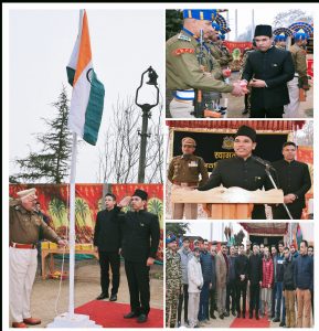 R-Day celebrations: Div Com Kashmir unfurls National Flag at Office Premises