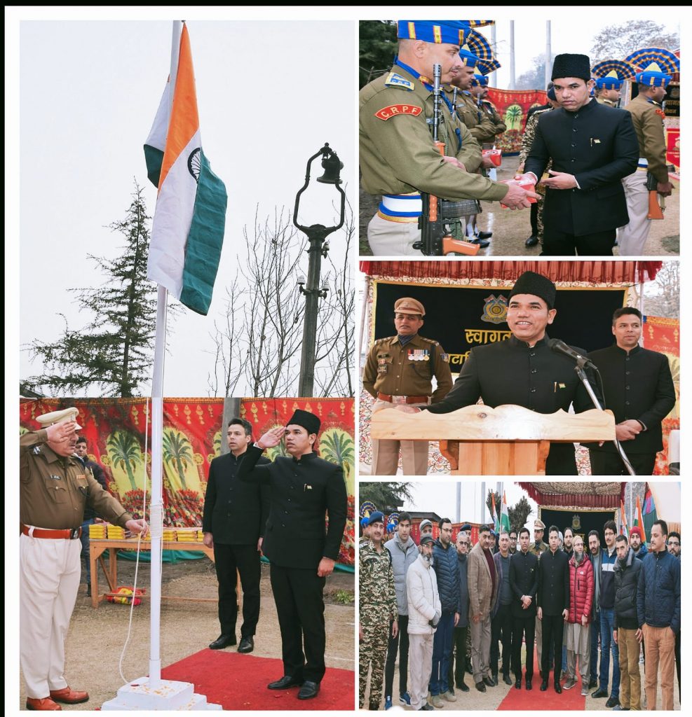 R-Day celebrations: Div Com Kashmir unfurls National Flag at Office Premises