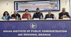  IIJSA holds seminar on ‘Scenario in Jammu Post De-operationalization of Art 370’