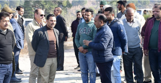 DC Rajouri inspects developmental projects during whirlwind tour of border areas
