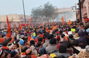 Devotees throng Ayodhya's Ram Temple for 'darshan', day after 'Pran Pratishtha' ceremony
