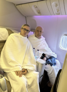 Farooq, Omar leave for Saudi Arabia for Umrah