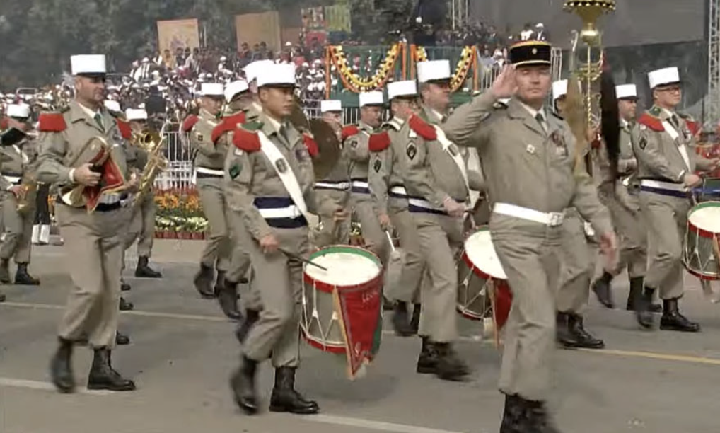 French Rafales, Marching Contingent Take Part In Republic Day Parade