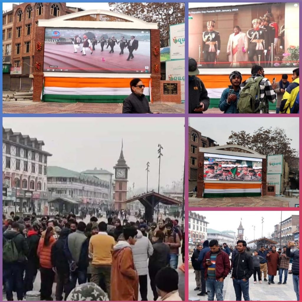 Srinagar’s Lal Chowk radiates unity and pride