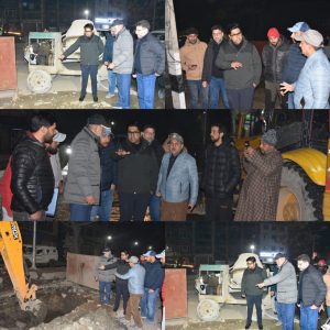 CEO SSCL conducts surprise visit to ongoing Smart city projects in Shahar-e-Khaas