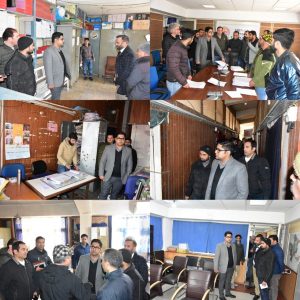 Commissioner SMC conducts surprise visit to all Wings/ Sections of Central Office Karan Nagar