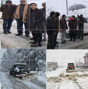 District Administration Kupwara ensures swift restoration efforts despite heavy snowfall