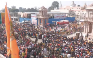  Huge influx of devotees continues at Ayodhya's Ram Mandir