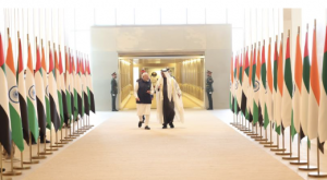  PM Modi arrives in Abu Dhabi to rousing welcome; to address 'Ahlan Modi' event today