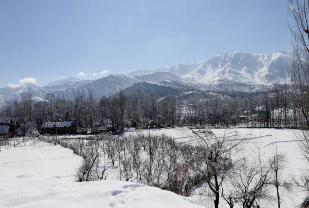 Snowfall In Higher Reaches Of J&K