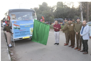 ADGP Jammu Zone flags off students on Bharat Darshan Tour