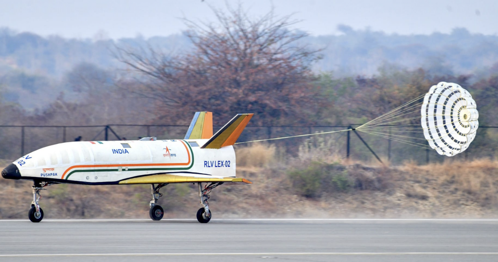 ISRO nails ‘Pushpak’ Reusable Landing Vehicle landing experiment