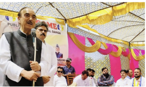 J&K people need strong voices in Parliament: Azad