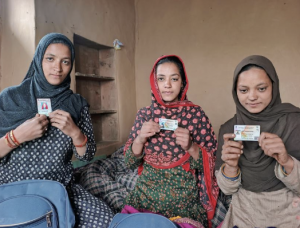Three mute sisters of silent village of India inspiring others to cast their vote