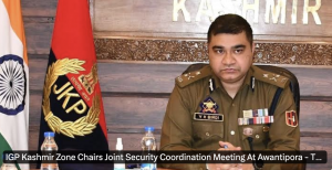 IGP Kashmir Zone chairs joint security coordination meeting at Awantipora