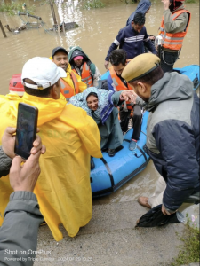 Army, police, and SDRF join forces for rescue operations in rain-hit Kupwara