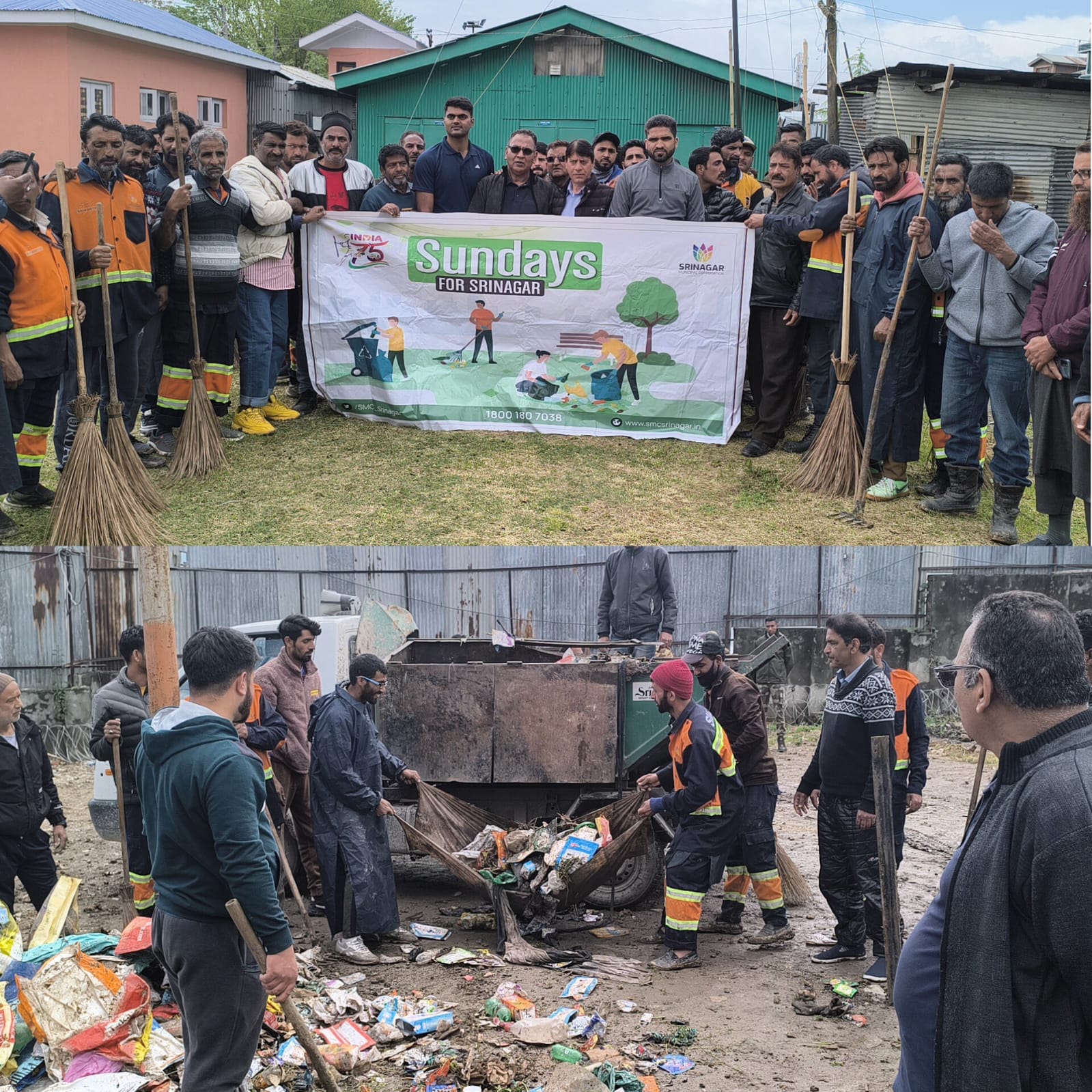 SMC conducts cleanliness drive in Srinagar’s Zone East