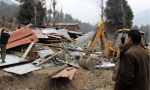 09 Illegal commercial structures demolished at Lidroo, Pahalgam