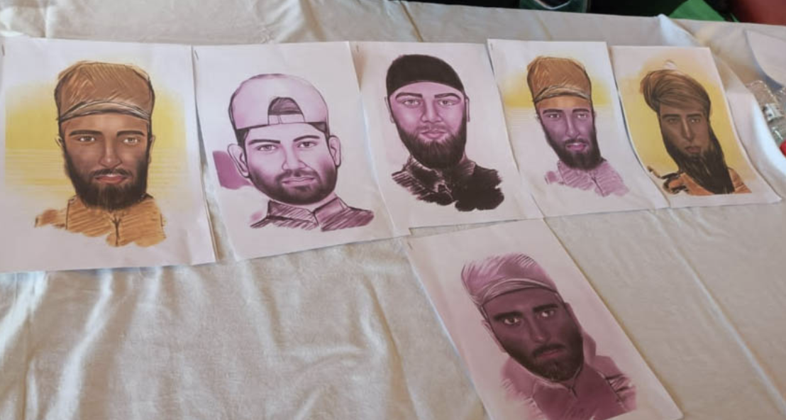 Police Releases Sketches Of 6 Terrorists Involved In Basantgarh Encounter