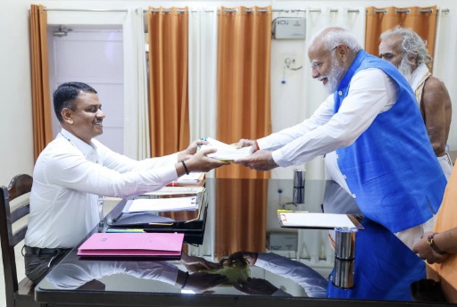 PM Narendra Modi files nomination from Varanasi Lok Sabha seat