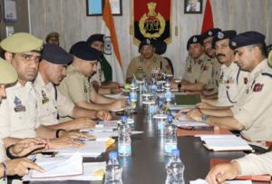 ADGP Jammu, Anand Jain reviews security situation at Doda