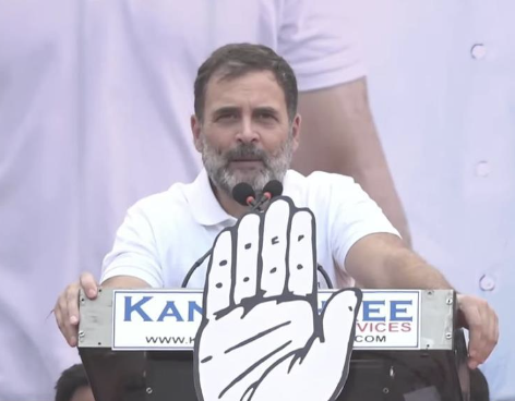 Election is fight to safeguard Constitution: Rahul Gandhi