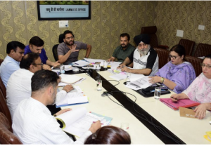 DC Jammu reviews working of health department, patient care scenario in district