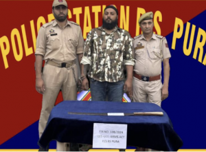 Notorious Jammu History-Sheeter Arrested with Sharp Weapon