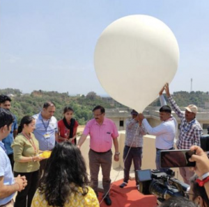  Atmospheric data collection tool Radio-Sonde launched from ISRO centre at Samba