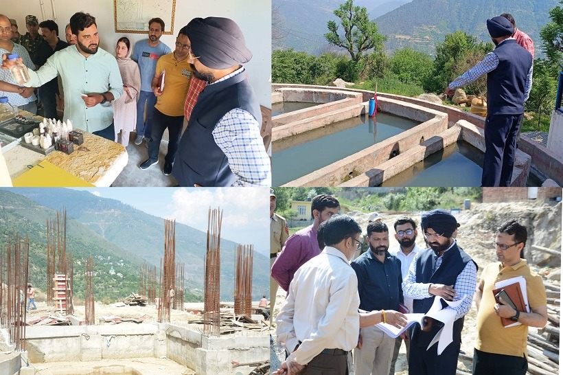 DC Doda inspects water treatment facility at Beoli Filtration Plant