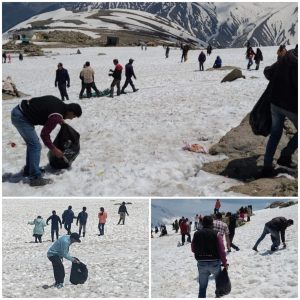 Mega Cleanliness Drive conducted at International Tourist Destination Gulmarg