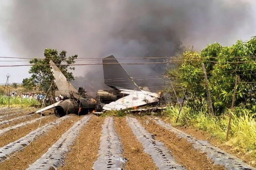 IAF’s Sukhoi fighter crashes in Nashik; pilot, co-pilot eject safely