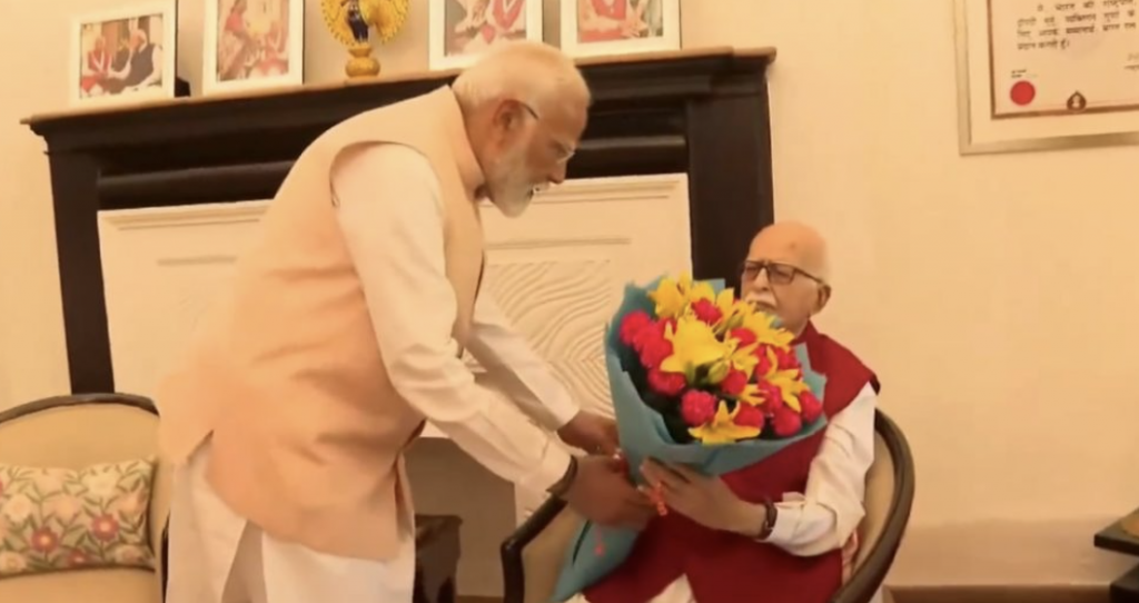 Modi Meets Advani Before Staking Claim As PM For Third Time