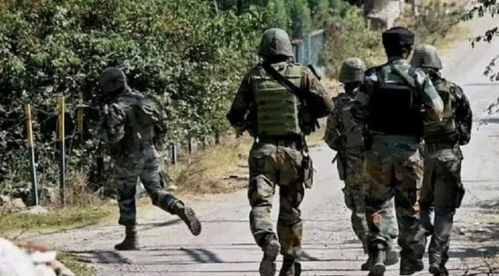 Exchange Of Fire Between Terrorists And Security Forces In Poonch